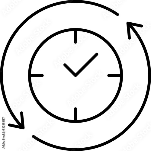 Clock icon, Hour Marker, AM,PM Clock Vector Symbol. Time and Timers icons collection.