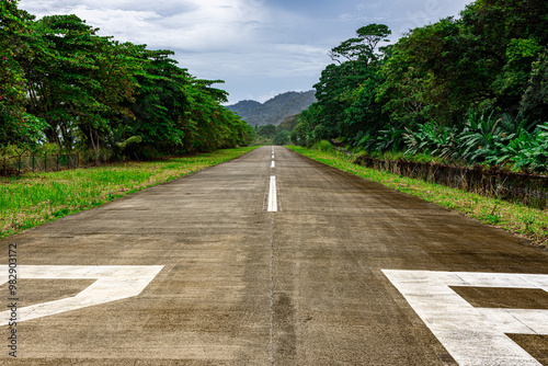 An air strip in the jungle