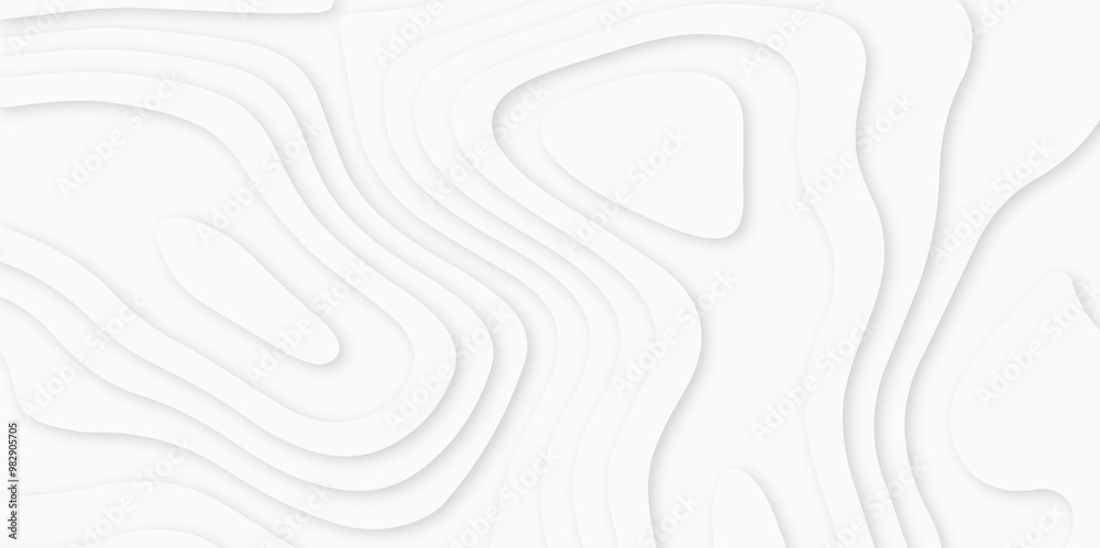 Abstract paper carve template. abstract white and gray 3d papercut topography relief vector background illustration. topographic canyon geometric map relief texture with curved layers and shadow. Abstract paper carve template. abstract white and gray 3d papercut topography relief vector background illustration. topographic canyon geometric map relief texture with curved layers and shadow.