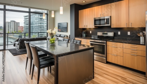 Charming kitchen filled with fresh ingredients and modern appliances for culinary inspiration