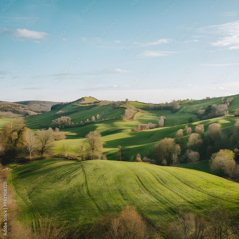 Naklejka premium landscape in region