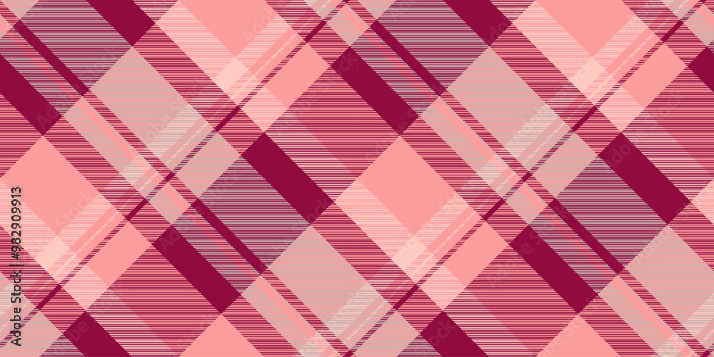 Purchase texture check background, tone plaid tartan pattern. Kind seamless fabric textile vector in red and pink colors. Purchase texture check background, tone plaid tartan pattern. Kind seamless fabric textile vector in red and pink colors.