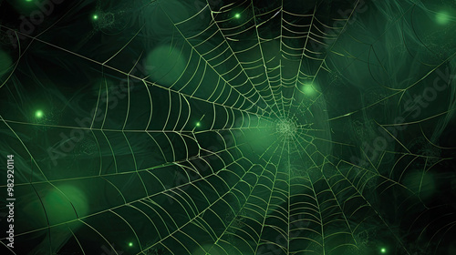 dark green spider webs illustration or dark green cobwebs illustration