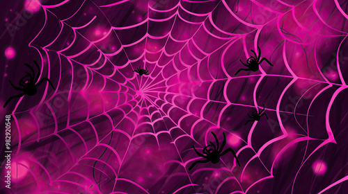 dark magenta spider webs illustration or dark magenta cobwebs illustration