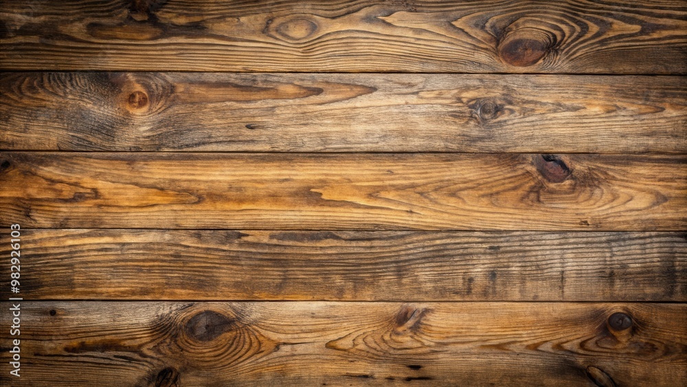 Naklejka premium Rustic wooden background texture for vintage design projects with weathered oak plank