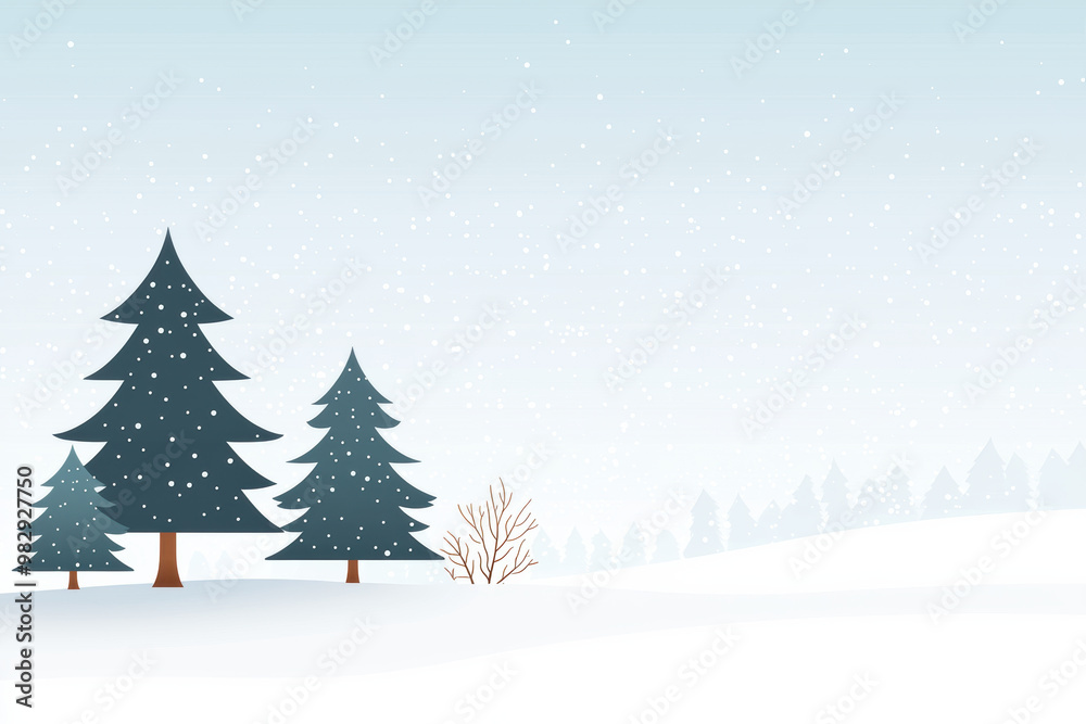 A serene winter landscape featuring snow covered trees in tranquil setting. gentle snowfall creates peaceful atmosphere, perfect for winter lovers A serene winter landscape featuring snow covered trees in tranquil setting. gentle snowfall creates peaceful atmosphere, perfect for winter lovers