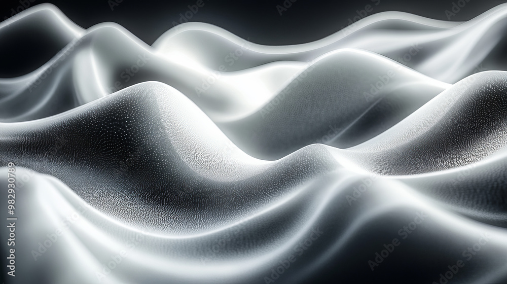 Fototapeta premium Abstract organic lines as panorama wallpaper background 