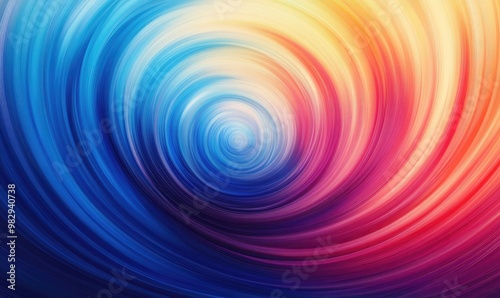 Ethereal minimalist abstract background featuring a radial motion effect Vibrant colors create a captivating ripple movement perfect for graphic design applications