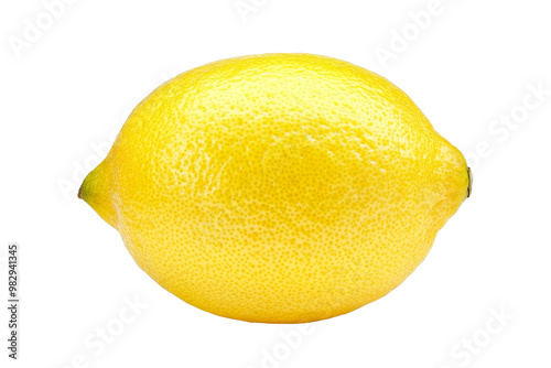 Whole lemon, clipping path, isolated on a white background