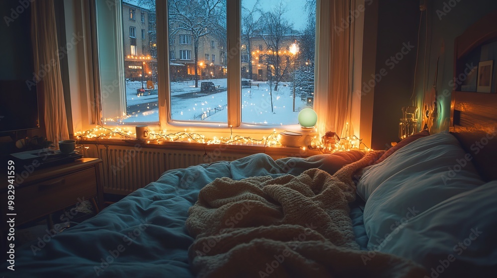 Cozy interior design in winter Cozy interior design in winter