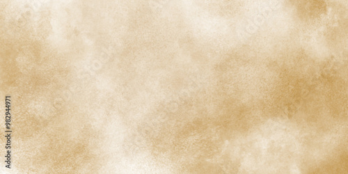 brown watercolor grunge background hand-drawn with cloudy strokes of brushes, abstract fringe and bleed paint drips and drops brown watercolor background texture, paper texture of old grunge.