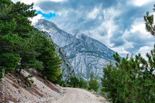 Biokovo mountain near Makarska, Croatia