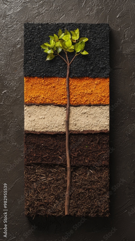 A slice of Earth that tells the story of the seasons, with distinct ...