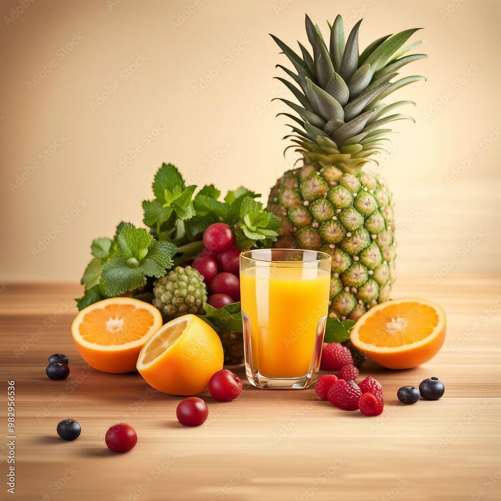 delicious fresh juice illustration background delicious fresh juice illustration background