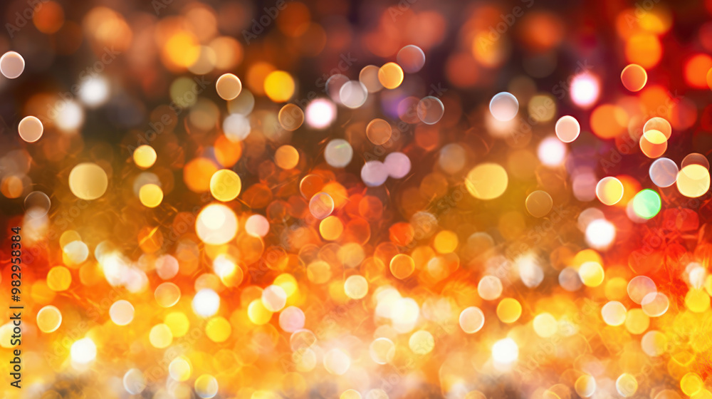 Blur bookeh gold lights or flashes on a colorful color background Blur bookeh gold lights or flashes on a colorful color background