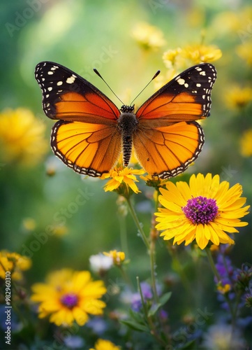 butterfly on flower