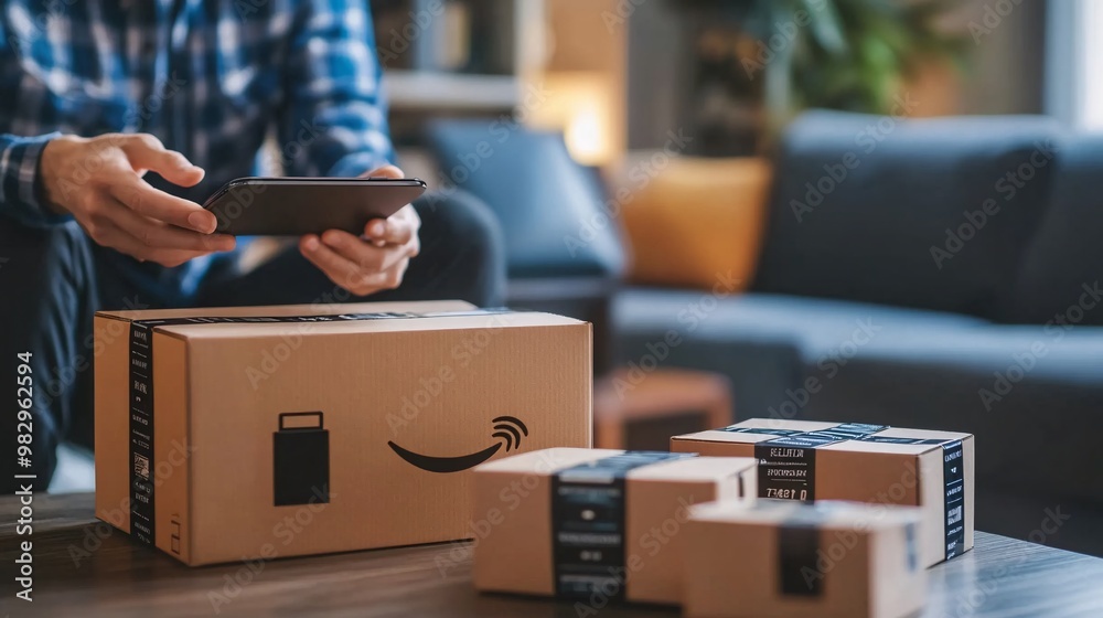 Modern Shopping Experience with Package Delivery Modern Shopping Experience with Package Delivery