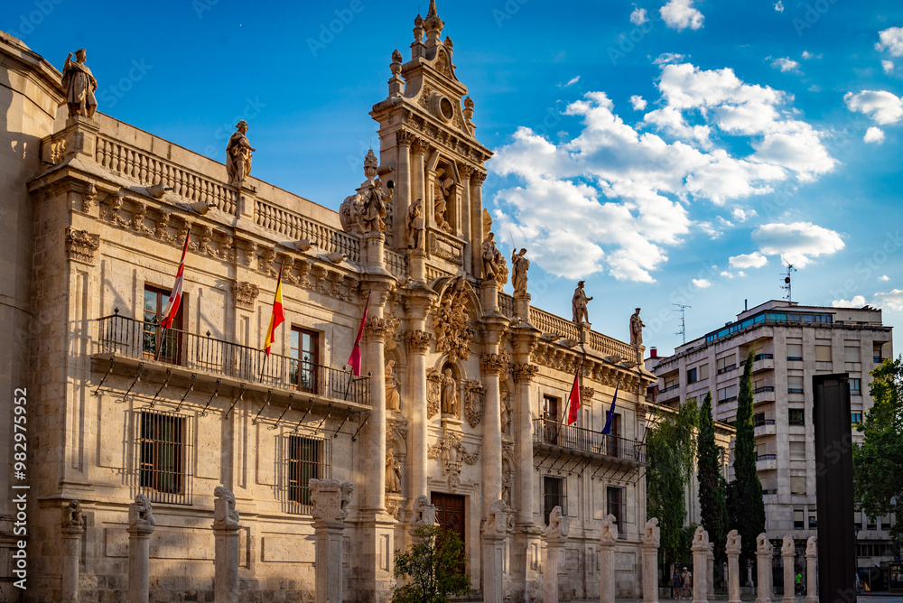 Fototapeta premium Horizonte de Valladolid, España. Zona centro