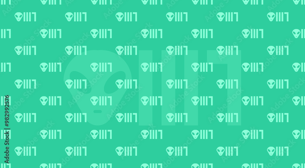 Alien pattern picture with universe numbers. Alien pattern picture with universe numbers.