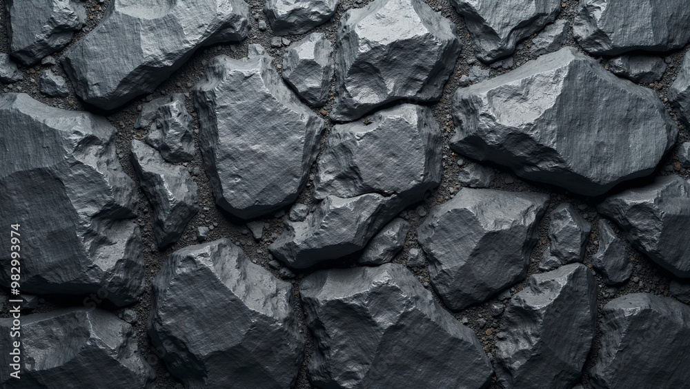 Rough basalt texture in dark gray with deep pits and cracks Rough basalt texture in dark gray with deep pits and cracks