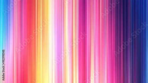 Colorful vertical gradient background with vertical stripes of various colors. 