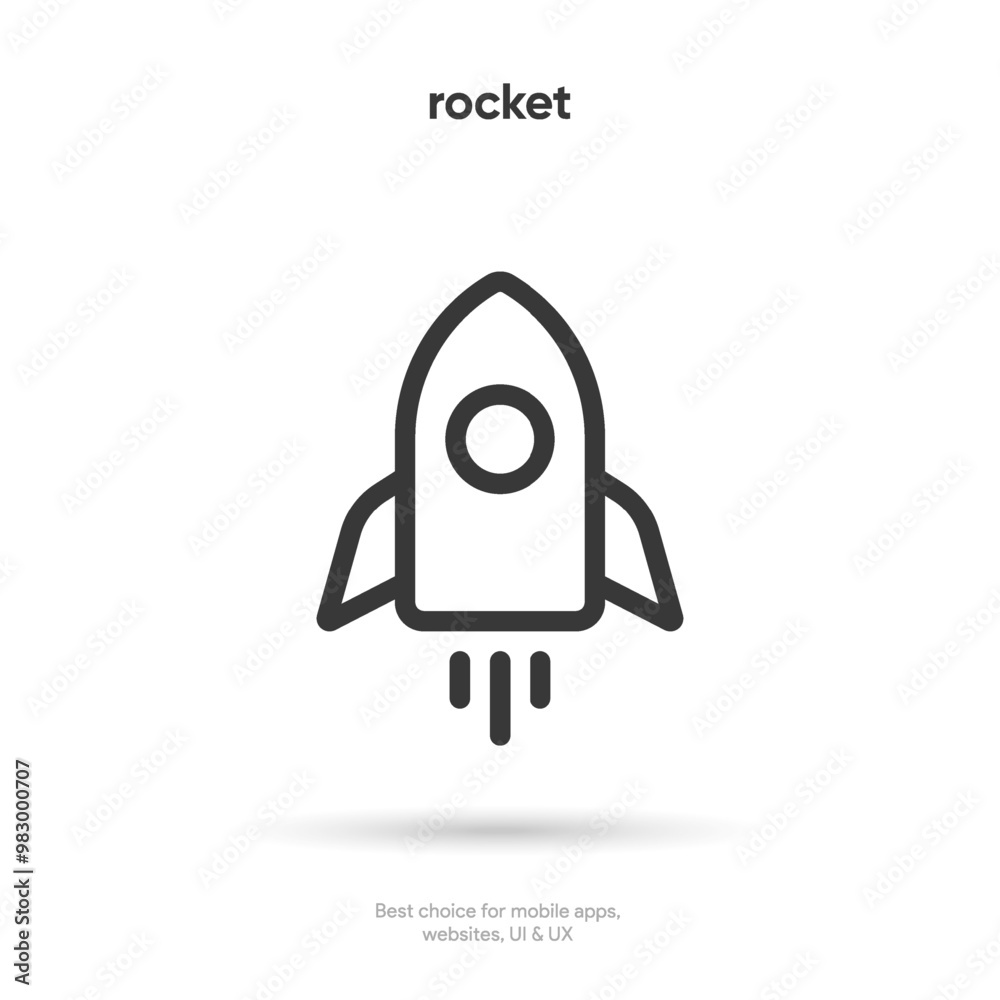 Startup and start icon. Boost rocket icon with linear and flat style. Icons for begin, commence, missile, spaceship. Can use for mobile app, website design, ui, ux. Startup and start icon. Boost rocket icon with linear and flat style. Icons for begin, commence, missile, spaceship. Can use for mobile app, website design, ui, ux.
