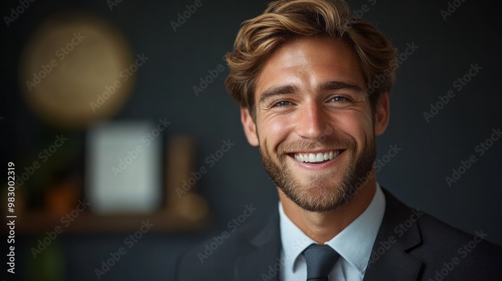 Confident Man in Suit Smiling - Portrait Photography Confident Man in Suit Smiling - Portrait Photography