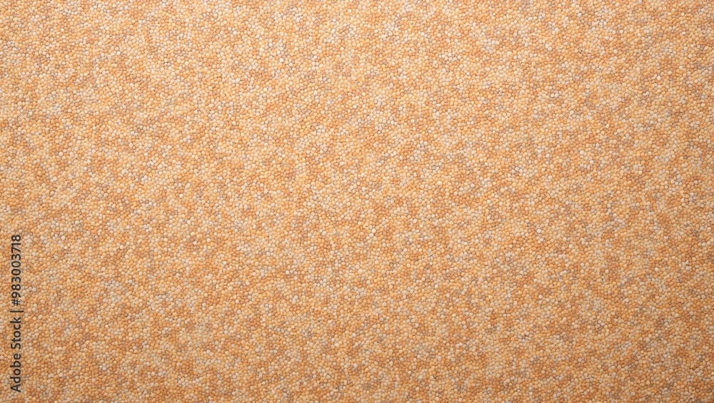 Fototapeta premium Textured cork board with speckled pattern in light brown and tan
