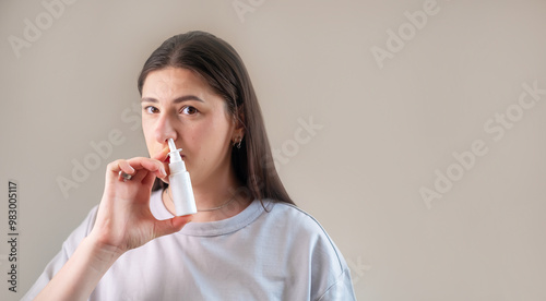 Treating allergies with nasal drops, highlighting the importance of managing symptoms for allergies and respiratory issues.