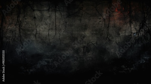 Scary wall background, horror texture for background photo