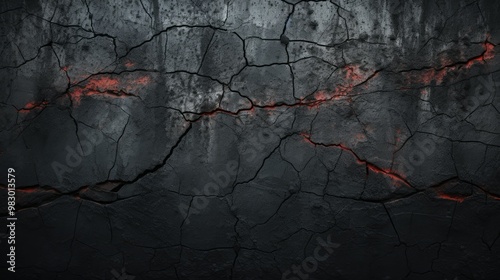 Scary wall background, horror texture for background photo