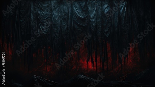 Scary wall background, horror texture for background