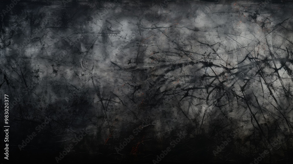 Fototapeta premium Scary wall background, horror texture for background