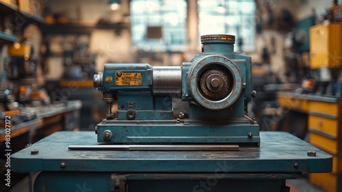 Industrial Machine in a Workshop