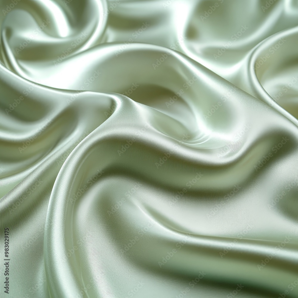 Fototapeta premium A piece of fabric with a wavy texture, giving it a luxurious