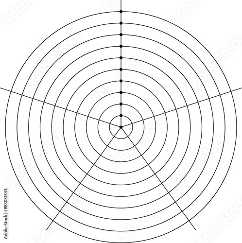 Vector wheel of life balance, range of needs from five sectors