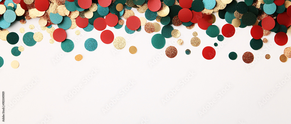Colorful confetti isolated on white background. Colorful confetti isolated on white background.
