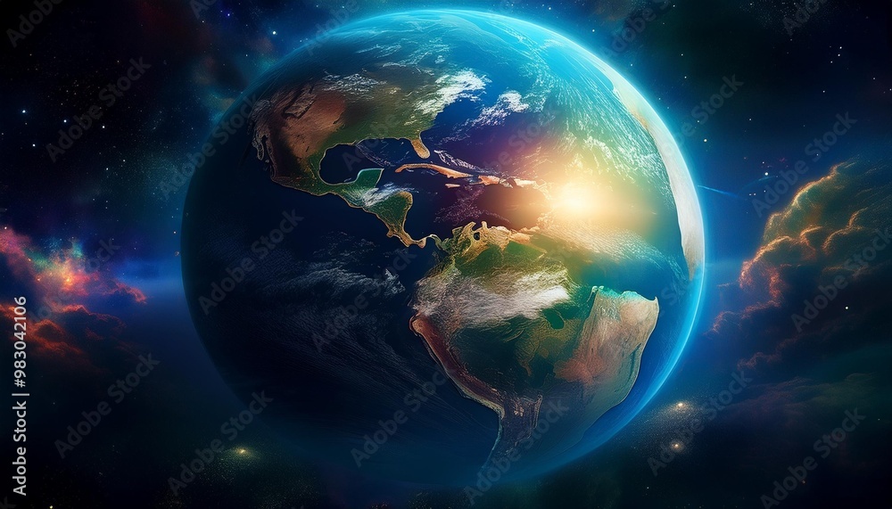 Obraz premium earth in space