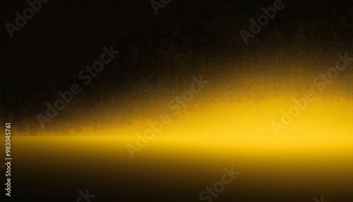 yellowgradient background grainy glowing black light on dark backdrop noise texture effect banner photo