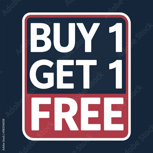 set of bogo buy 1 get 1 promo tag free shopping sale offer background design