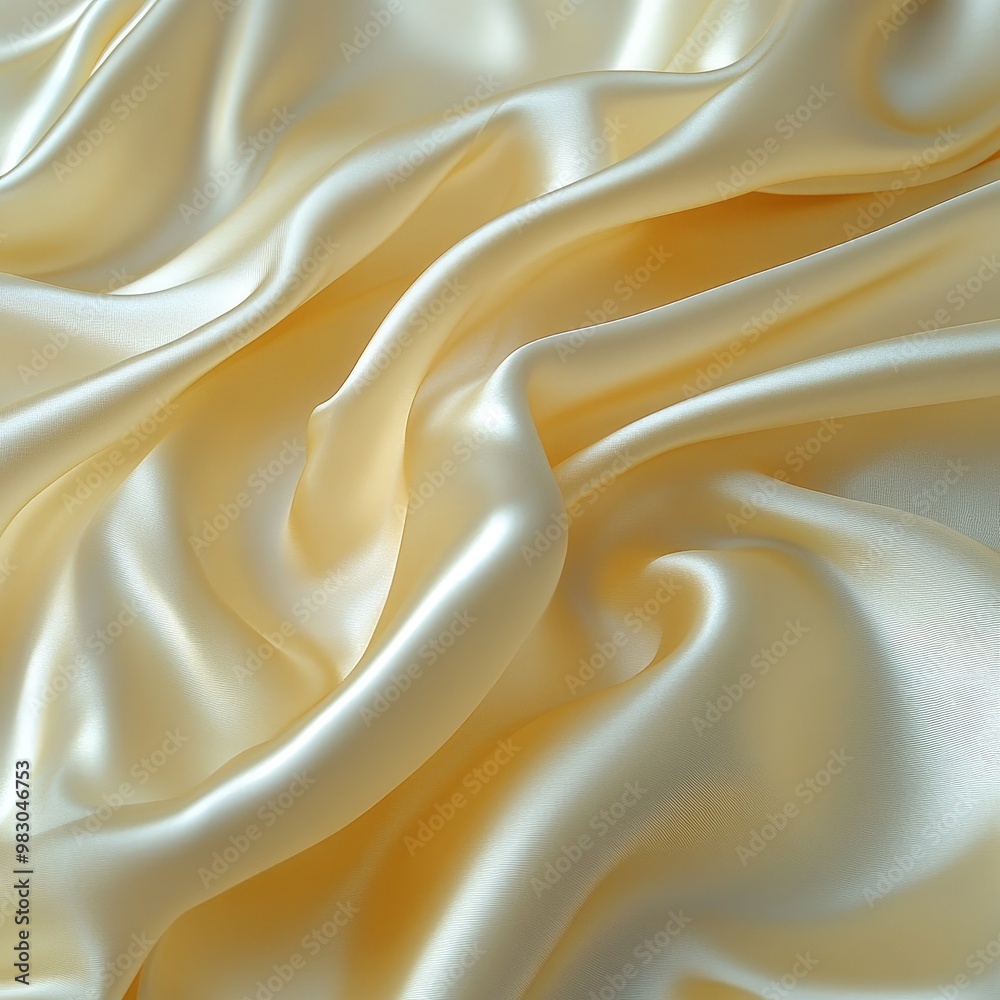 Obraz premium A piece of fabric with a very smooth texture and a very light color