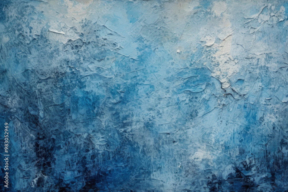 Grunge texture in blue shades with worn appearance and darkened edges, abstract background. For seasonal promotion, advertising, decoration, artistic application, banner, backdrop, modern artwork Grunge texture in blue shades with worn appearance and darkened edges, abstract background. For seasonal promotion, advertising, decoration, artistic application, banner, backdrop, modern artwork