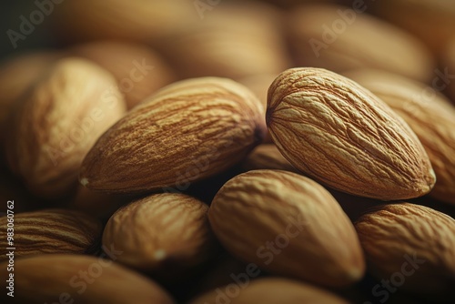 Almonds stored independently to maintain freshness photo