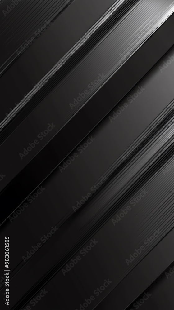 Obraz premium Stylish diagonal lines in a sleek black texture, perfect for backgrounds, designs, or modern art concepts.