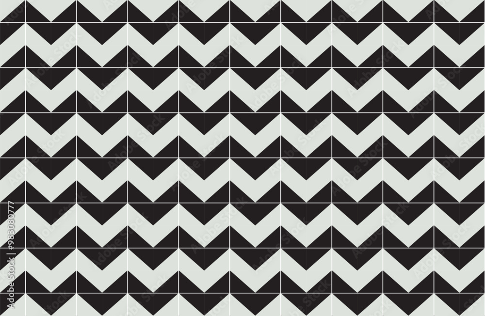 Seamless decorative geometric pattern combination of black zigzag shapes on gray background.
perfect for printing, design, backgrounds, wallpaper and tiles, gift wrapping Seamless decorative geometric pattern combination of black zigzag shapes on gray background.
perfect for printing, design, backgrounds, wallpaper and tiles, gift wrapping