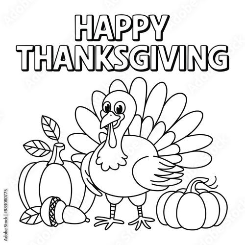 thanksgiving coloring pages for kids