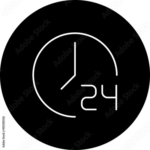 Clock icon, Hour Marker, AM, PM Clock, Watch Vector Symbol. Time and Timers icons collection.