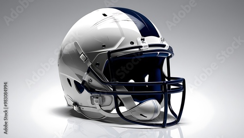 american football helmet  isoalted on white background 