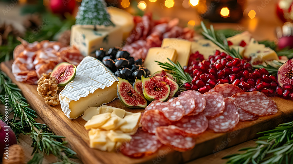 Christmas Charcuterie and Cheese Board Christmas Charcuterie and Cheese Board