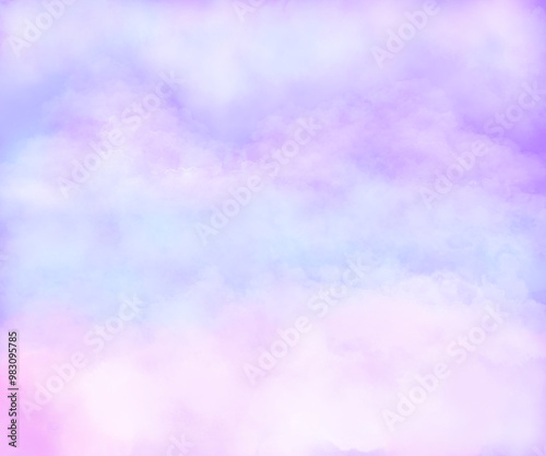 watercolor sky painting Use for background, art painting, hand drawn free style. Color beautiful​